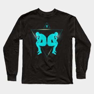 Gemini illustration Long Sleeve T-Shirt